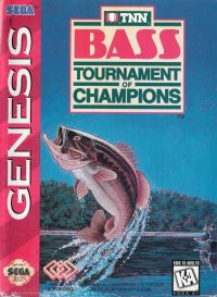 TNN Bass Tournament of Champions Sega Genesis US box art